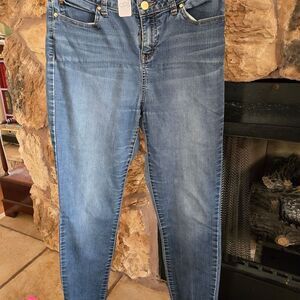 Jennifer Lopez Women's Blue Skinny Jeans